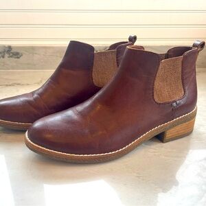 Sperry Brown Leather Chelsea Boots Size 7